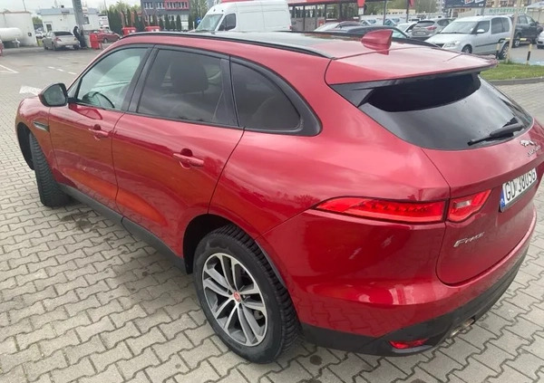 Jaguar F-Pace cena 113900 przebieg: 198000, rok produkcji 2018 z Tczew małe 106